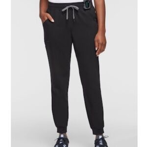Used Jaanuu black size petite xs women’s 5-pocket classic scrub jogger